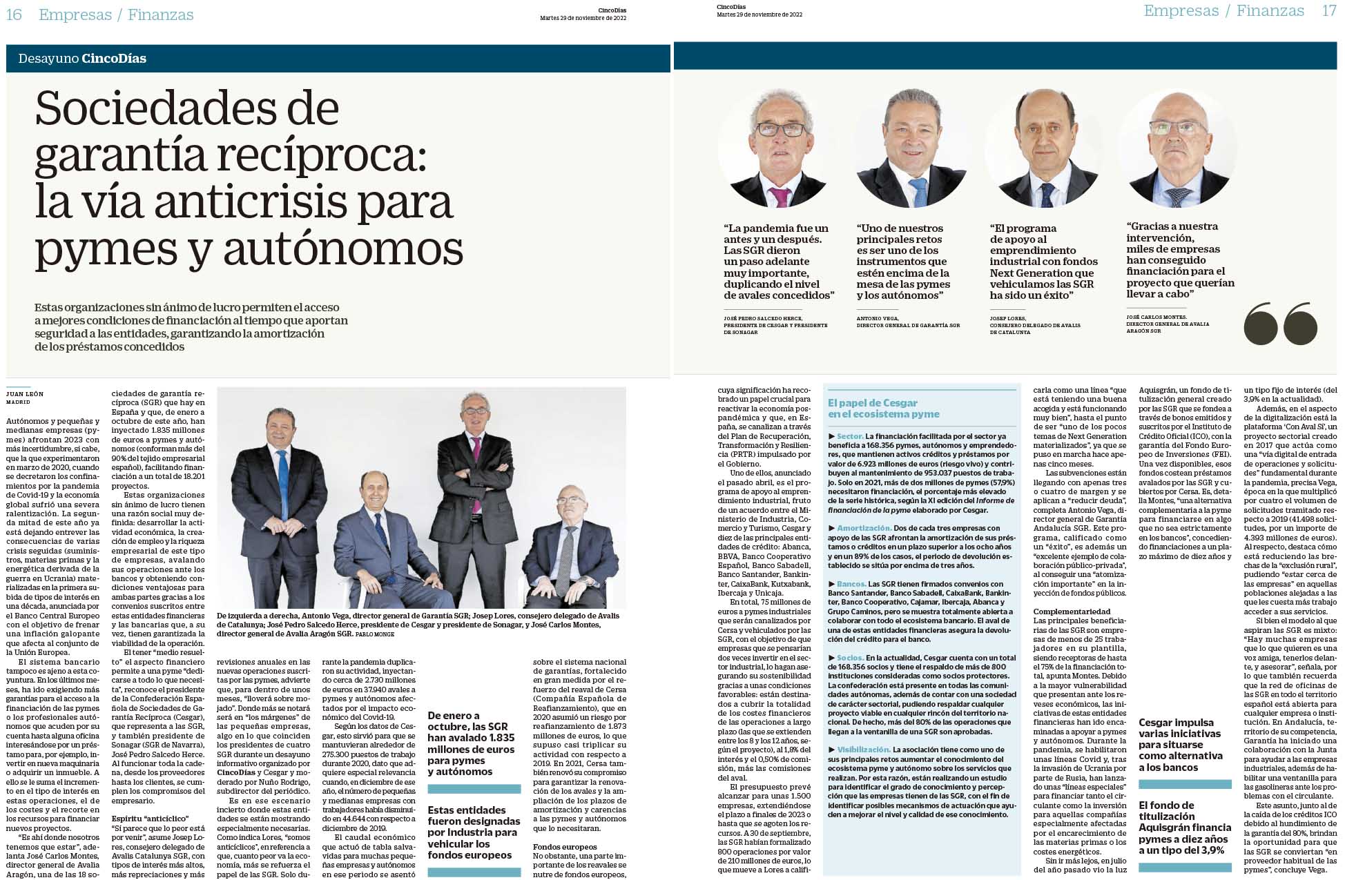 desayuno informativo cinco días